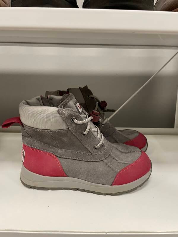 UGG Grey & Red Winter Trail Boots - Image 2