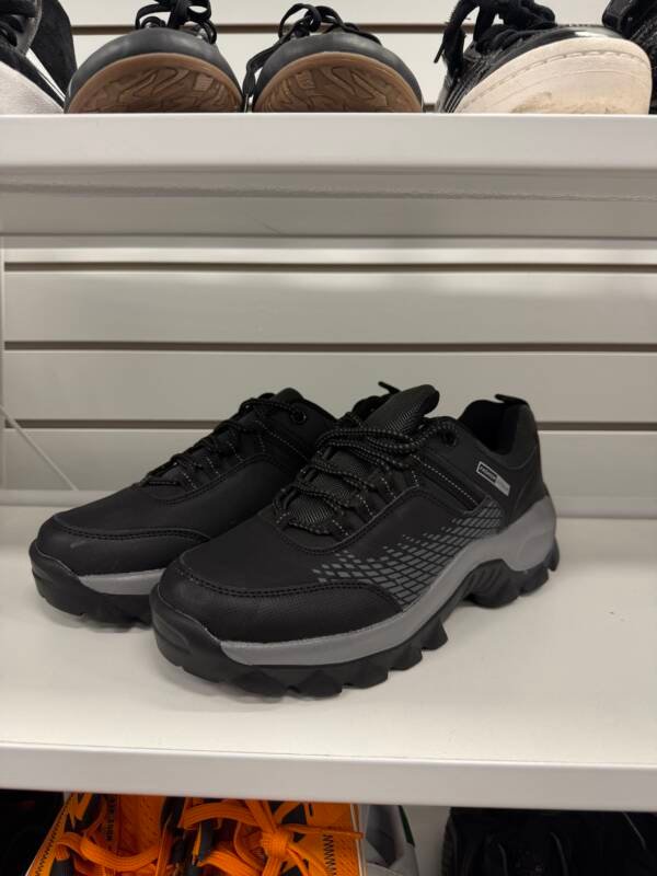 Prowalk Black & Grey Trail Running Shoes