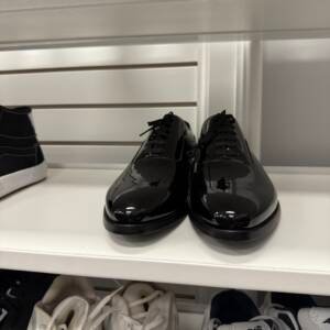 Men’s Black Patent Leather Formal Dress Shoes