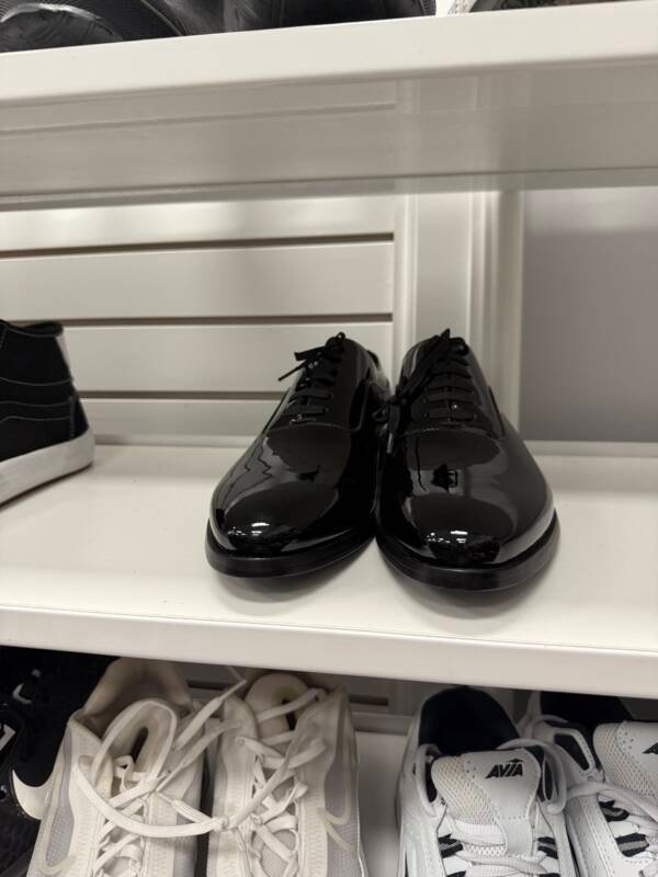 Men’s Black Patent Leather Formal Dress Shoes